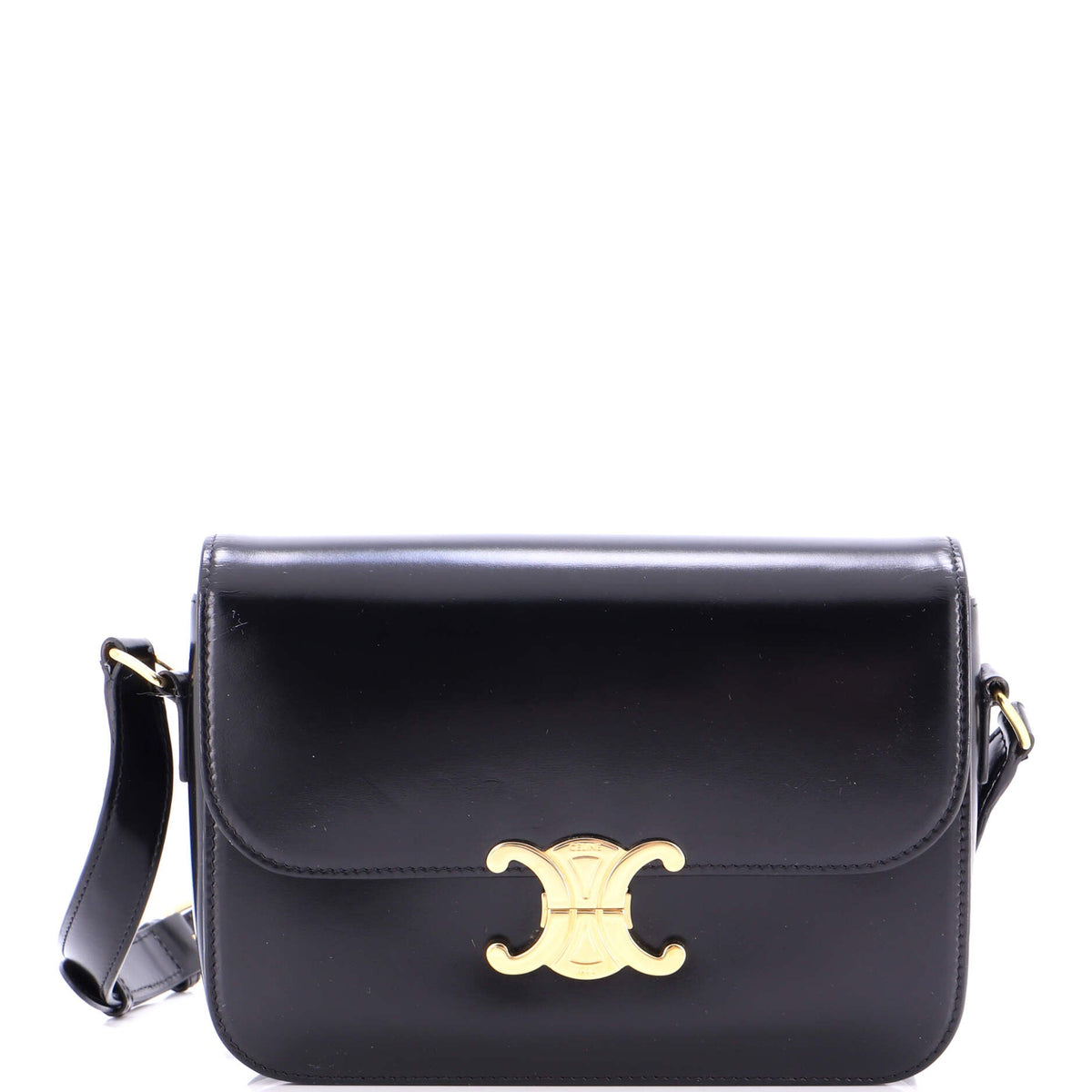 Triomphe Shoulder Bag Smooth Calfskin Medium