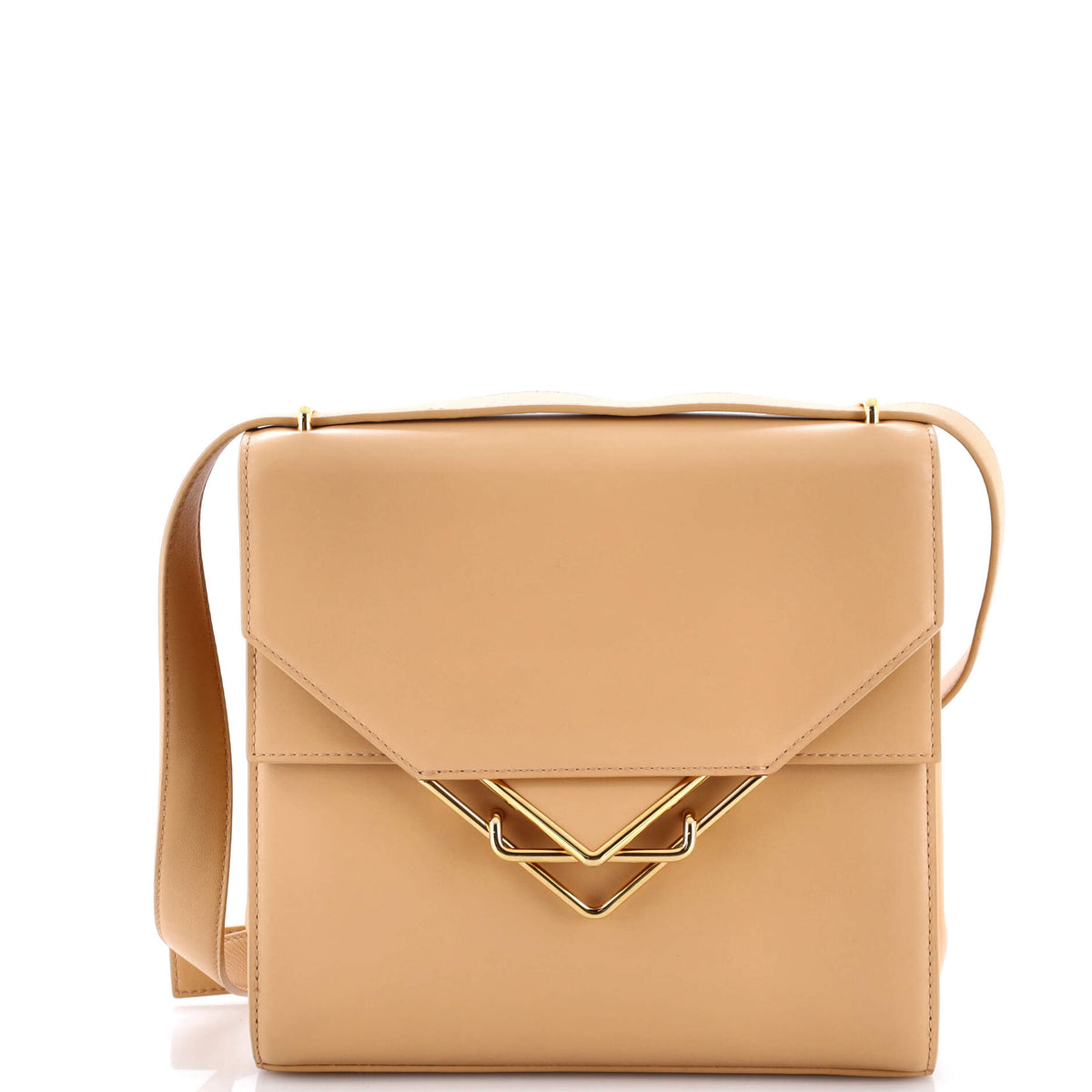 Clip Flap Bag Leather