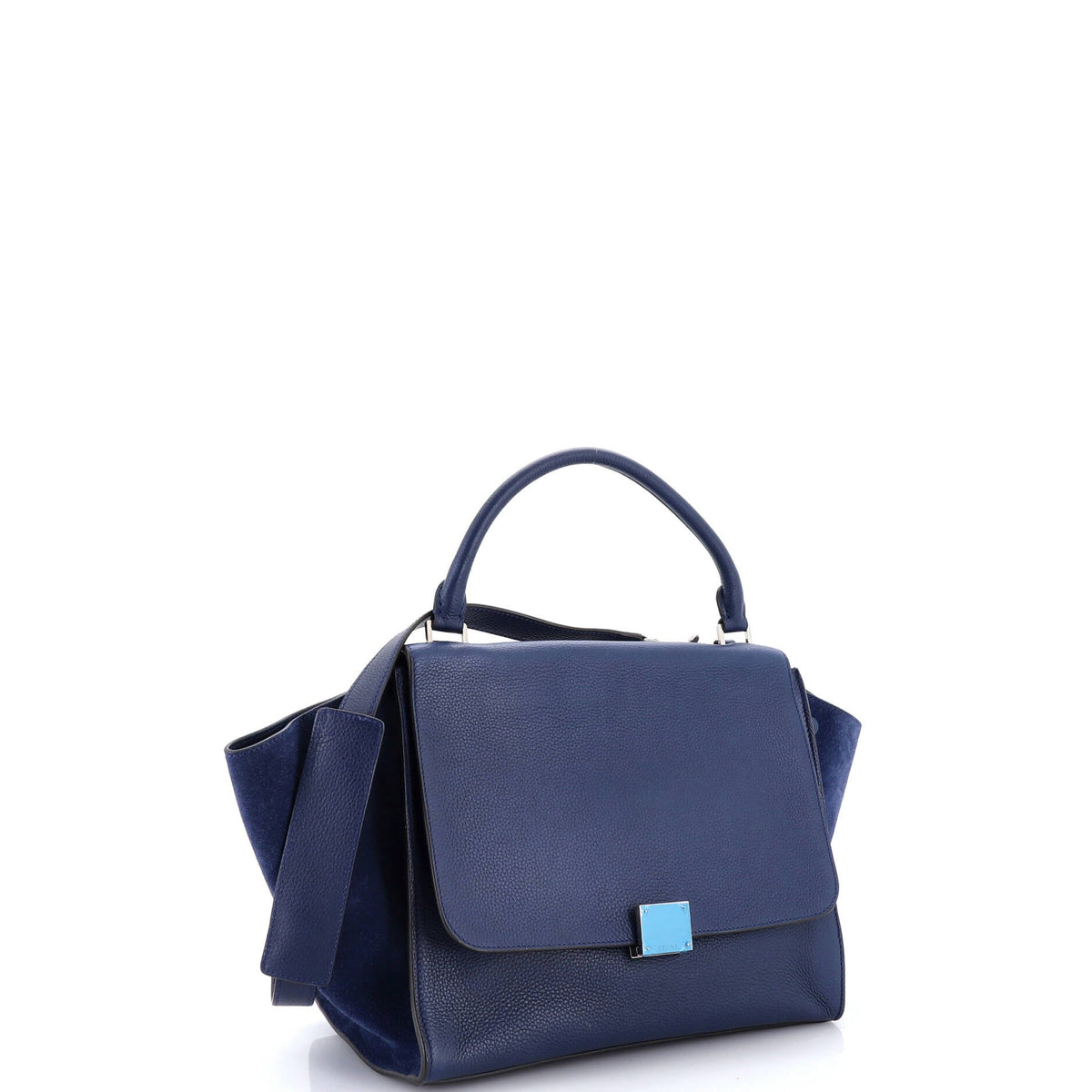 Trapeze Bag Leather with Suede Medium