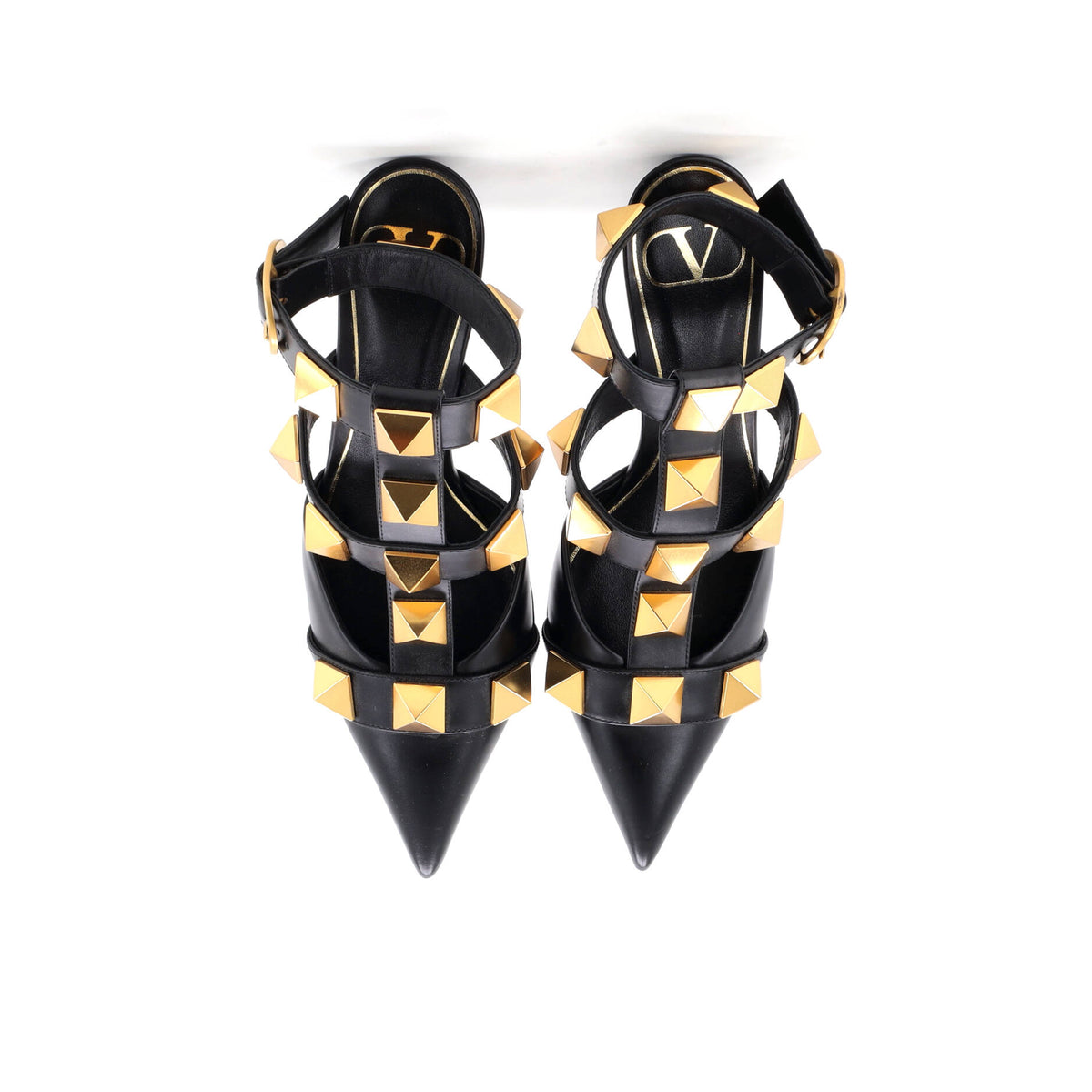 Women's Roman Stud Pumps Leather