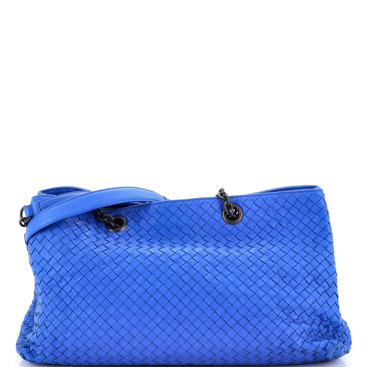 Double Chain Tote Intrecciato Nappa Large