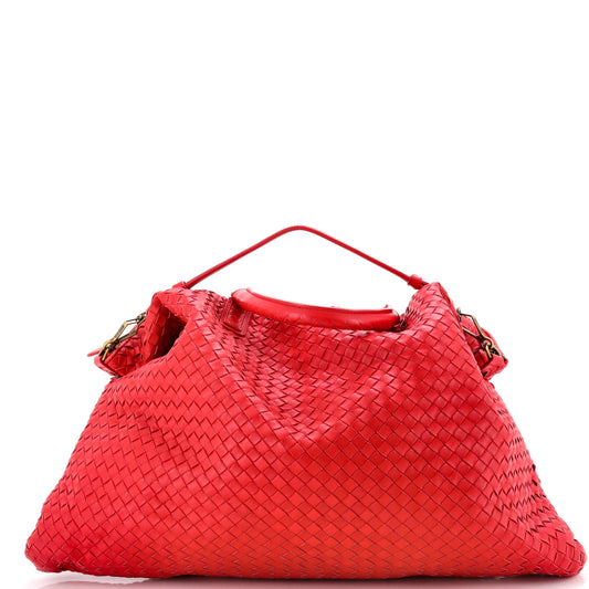 Convertible Satchel Intrecciato Nappa Maxi