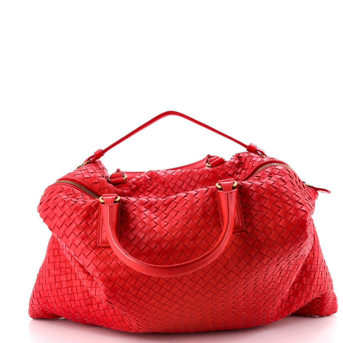 Convertible Satchel Intrecciato Nappa Maxi