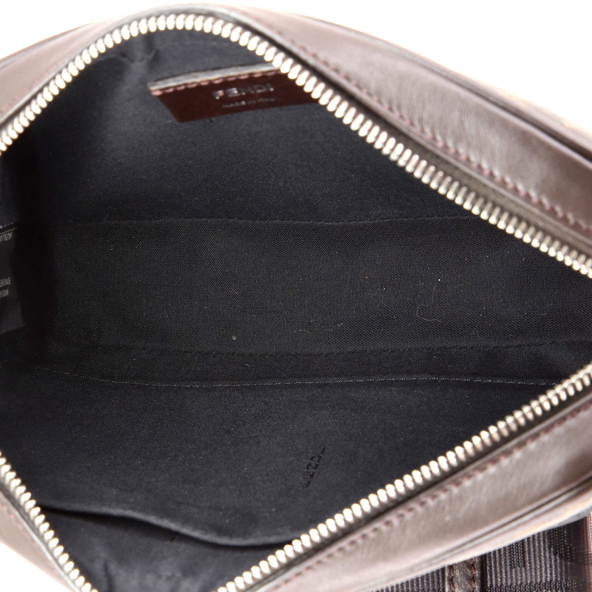 Logo Camera Case Bag Zucca Coated Canvas Medium