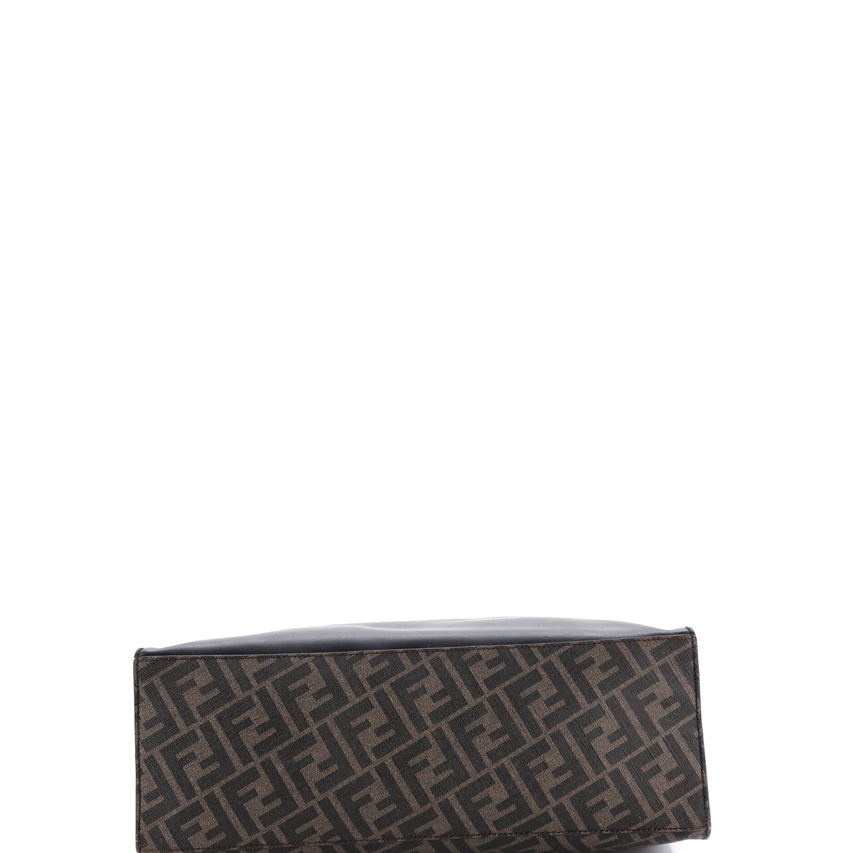 Forever Fendi Shopping Tote Zucca Coated Canvas and Leather Tall