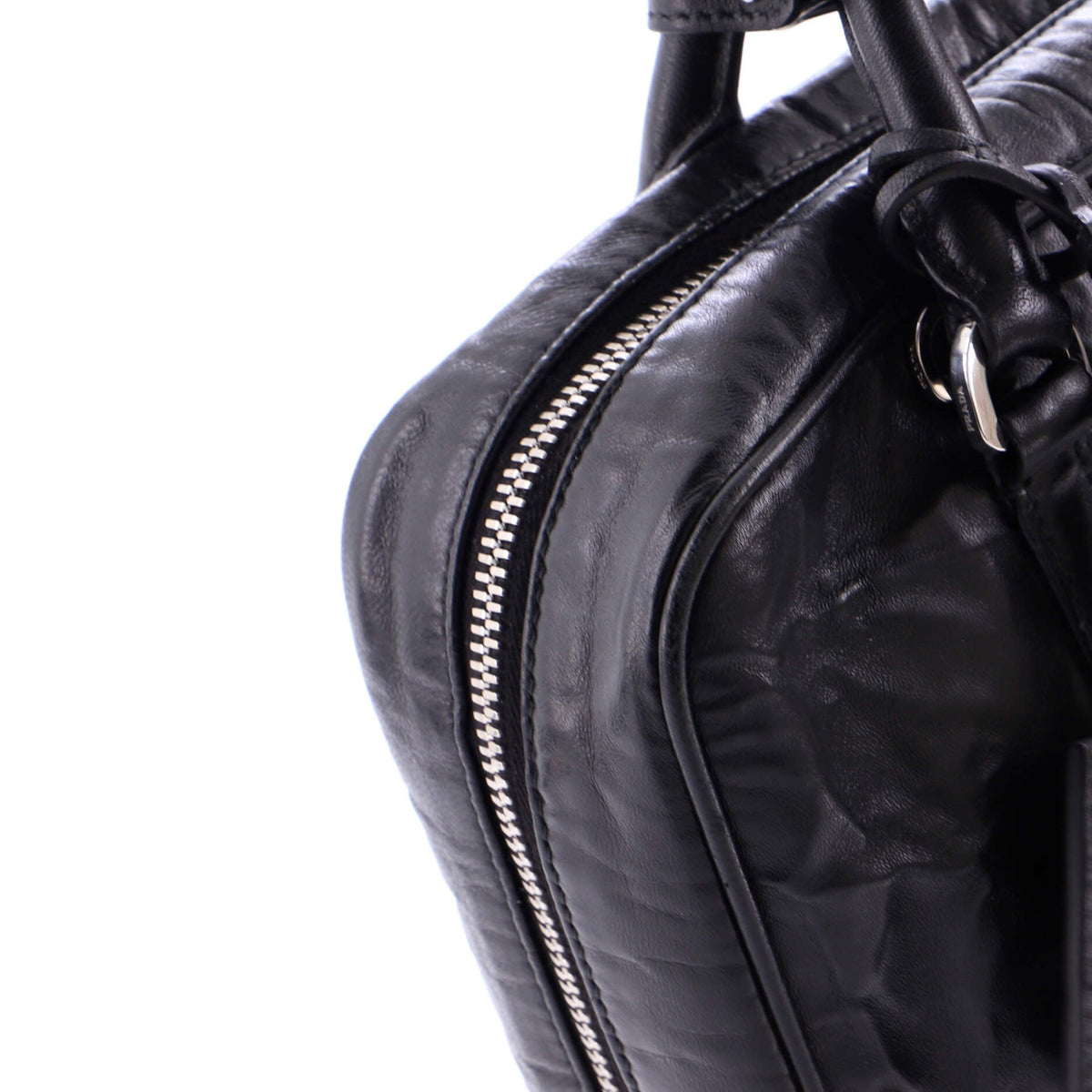 Re-Edition Top Handle Bauletto Bag Nappa Antique Medium