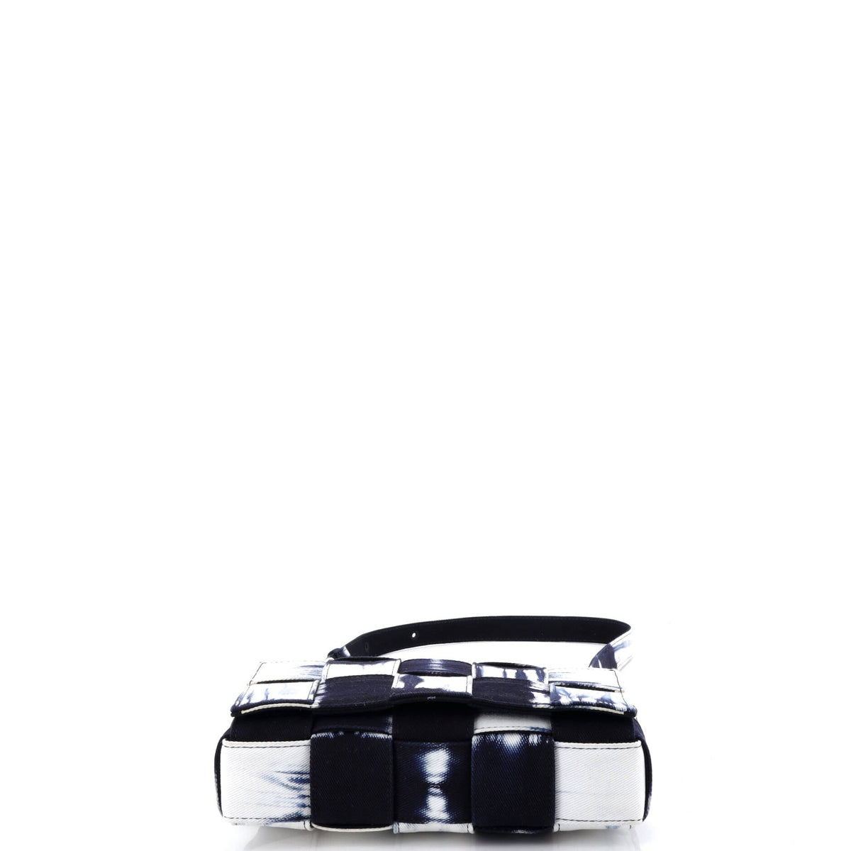 Cassette Crossbody Bag Maxi Intrecciato Denim