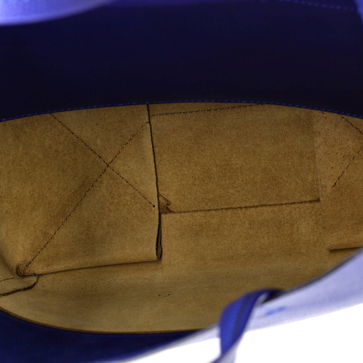 Vertical Bi-Cabas Tote Grained Calfskin Small