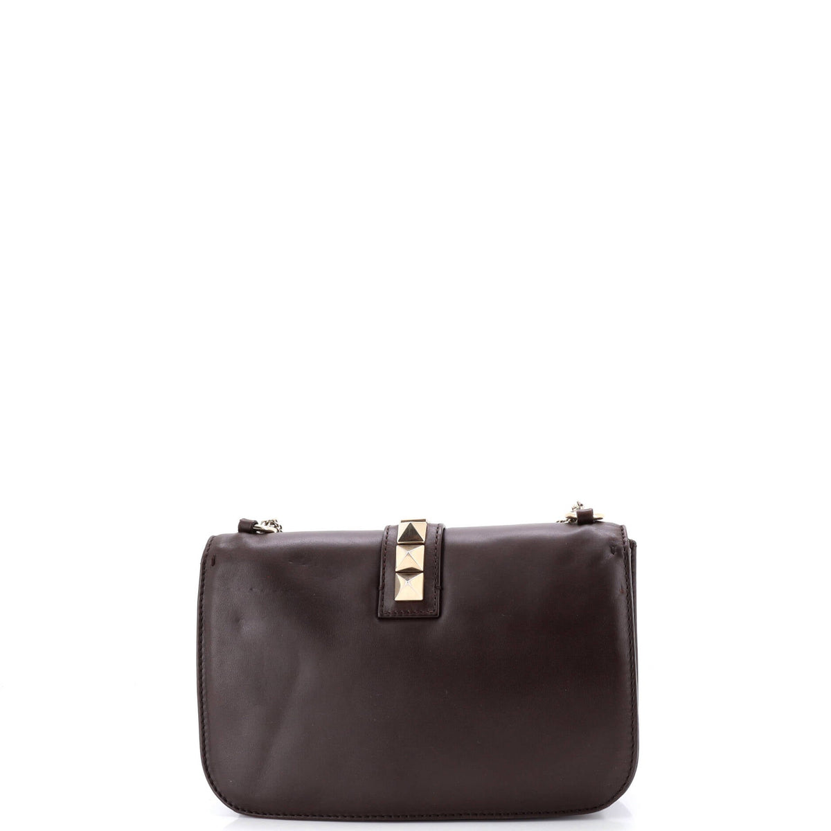 Glam Lock Shoulder Bag Leather Medium