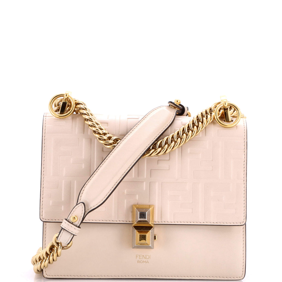 Kan I Bag Zucca Embossed Leather Small