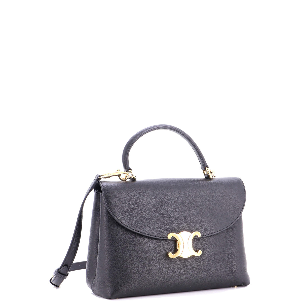 Nino Top Handle Bag Leather Medium