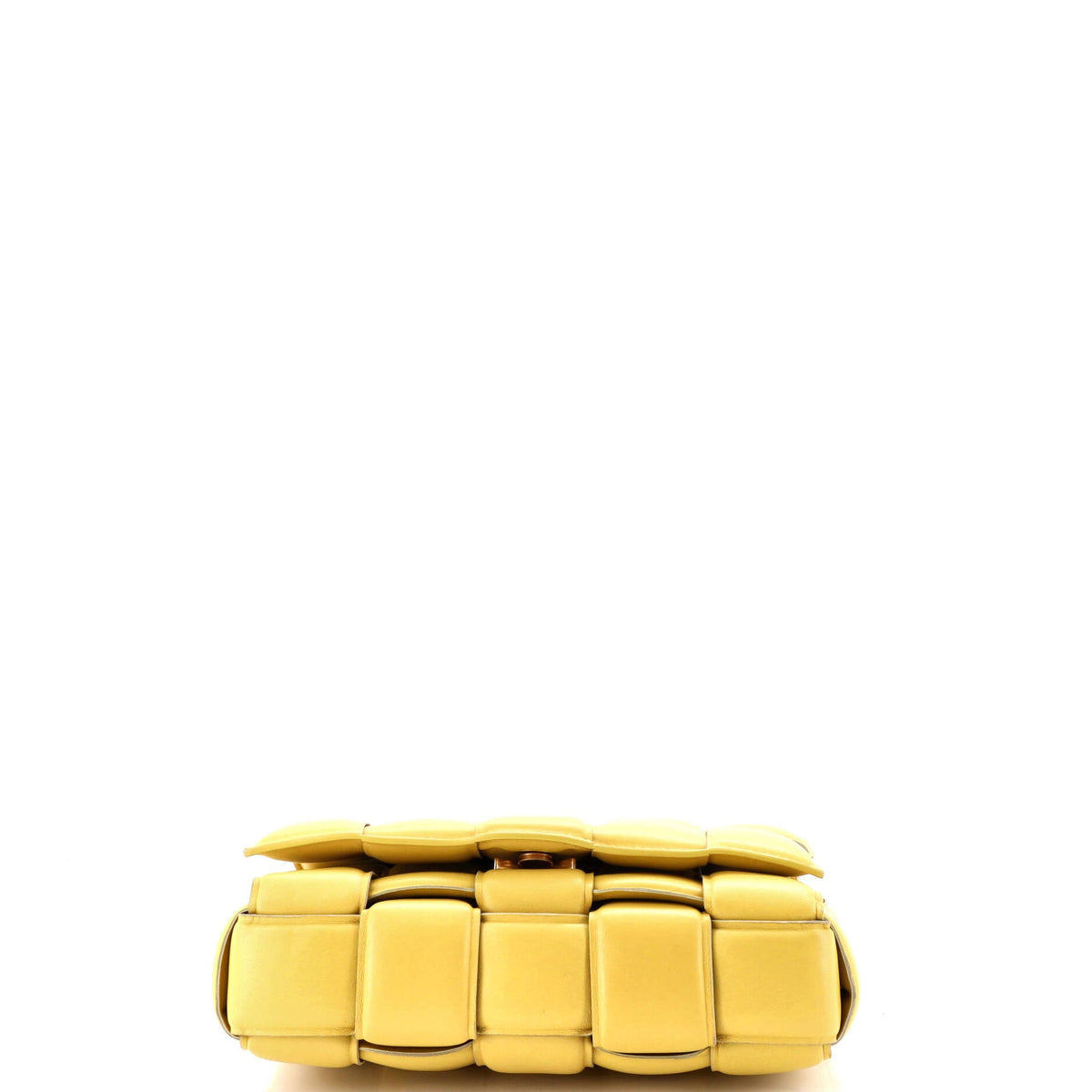 Cassette Chain Crossbody Bag Padded Maxi Intrecciato Leather