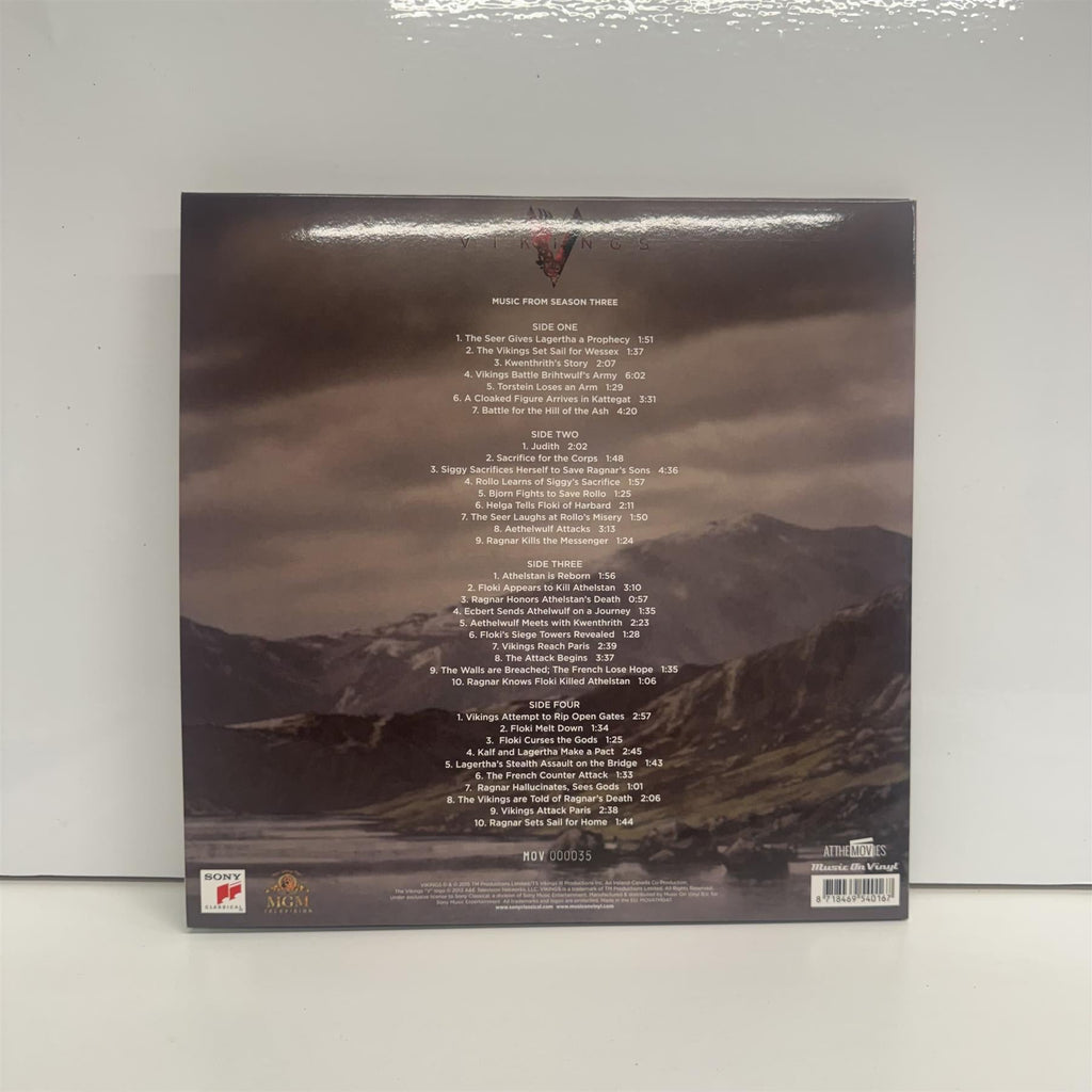 Vikings (Music From Season Three) - Trevor Morris Limited Edition 2x Marbled Grey Vinyl LP