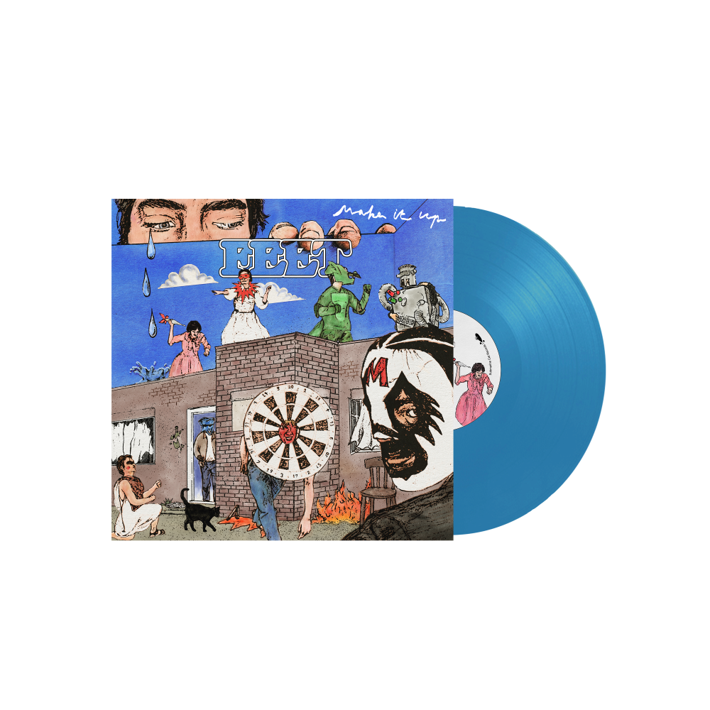 FEET Make It Up Vinyl LP Indies Transparent Blue Colour 2024