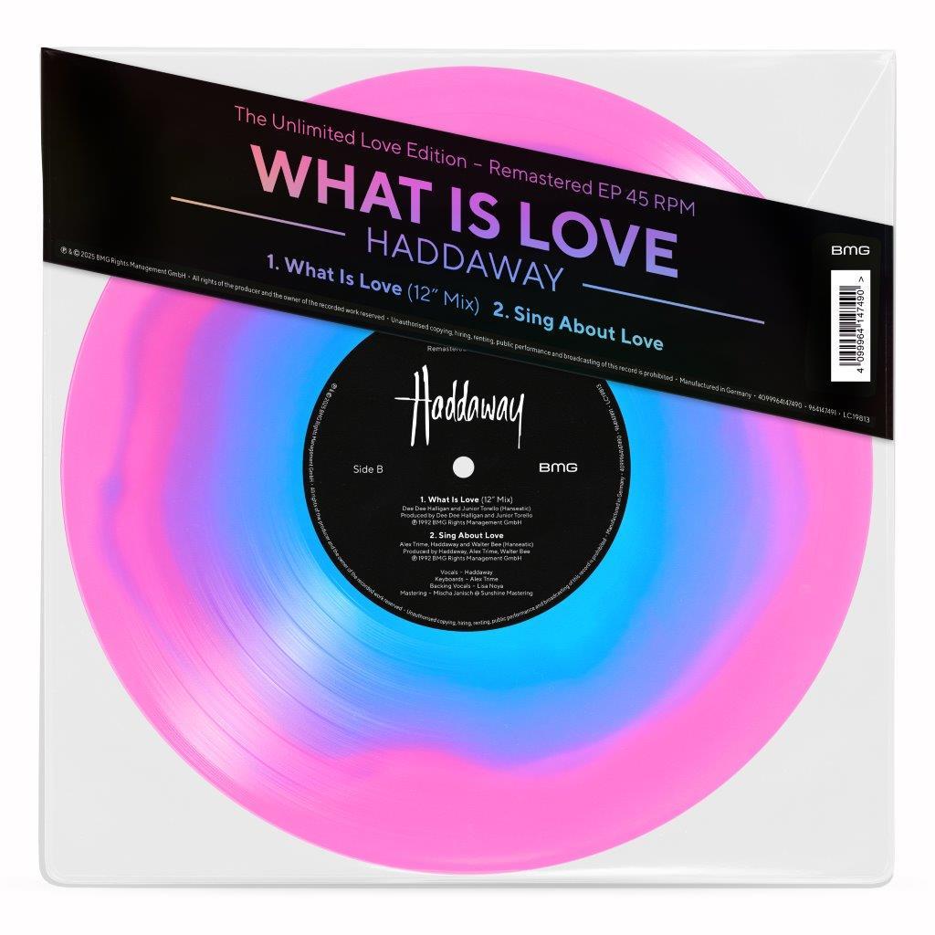 Haddaway - What Is Love Unlimited Love Edition 10" Multicolour Vinyl EP Remastered