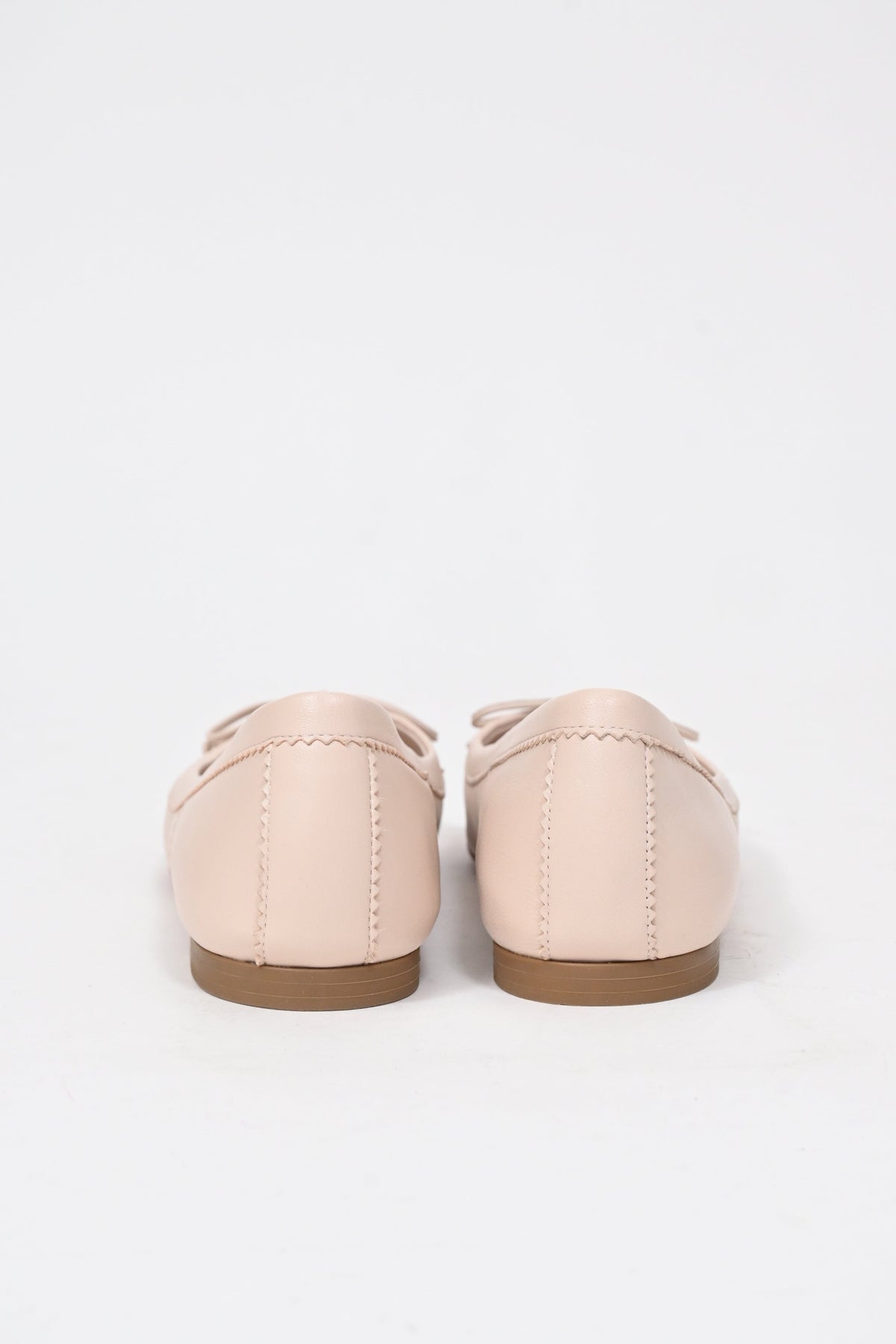 Christian Louboutin Mamadrague Ballet Flats in Beige Leather
