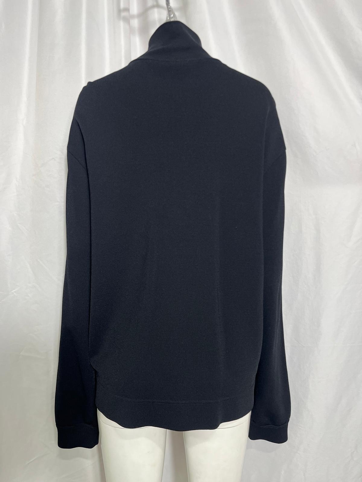 Valentino Garavani Logo-Tape Track Jacket in Black Viscose