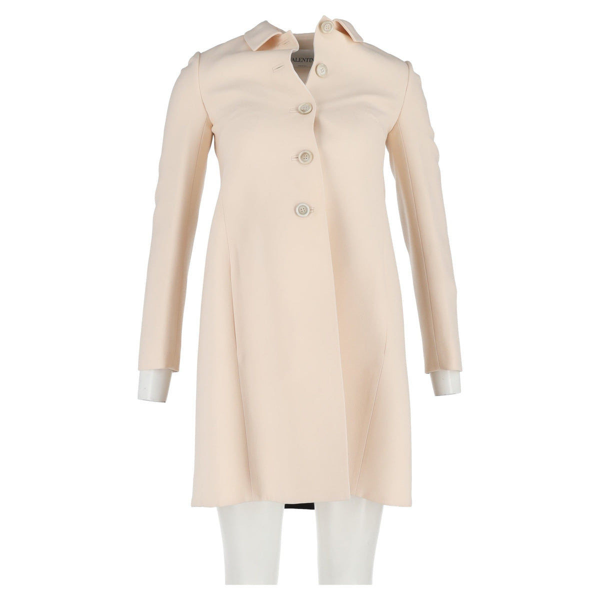 Valentino Garavani Coat in Cream Wool