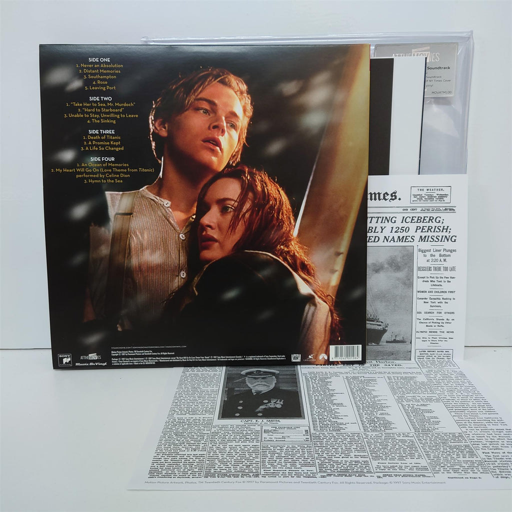 Titanic (Music From The Motion Picture) - James Horner 2x 180G Vinyl LP Reissue