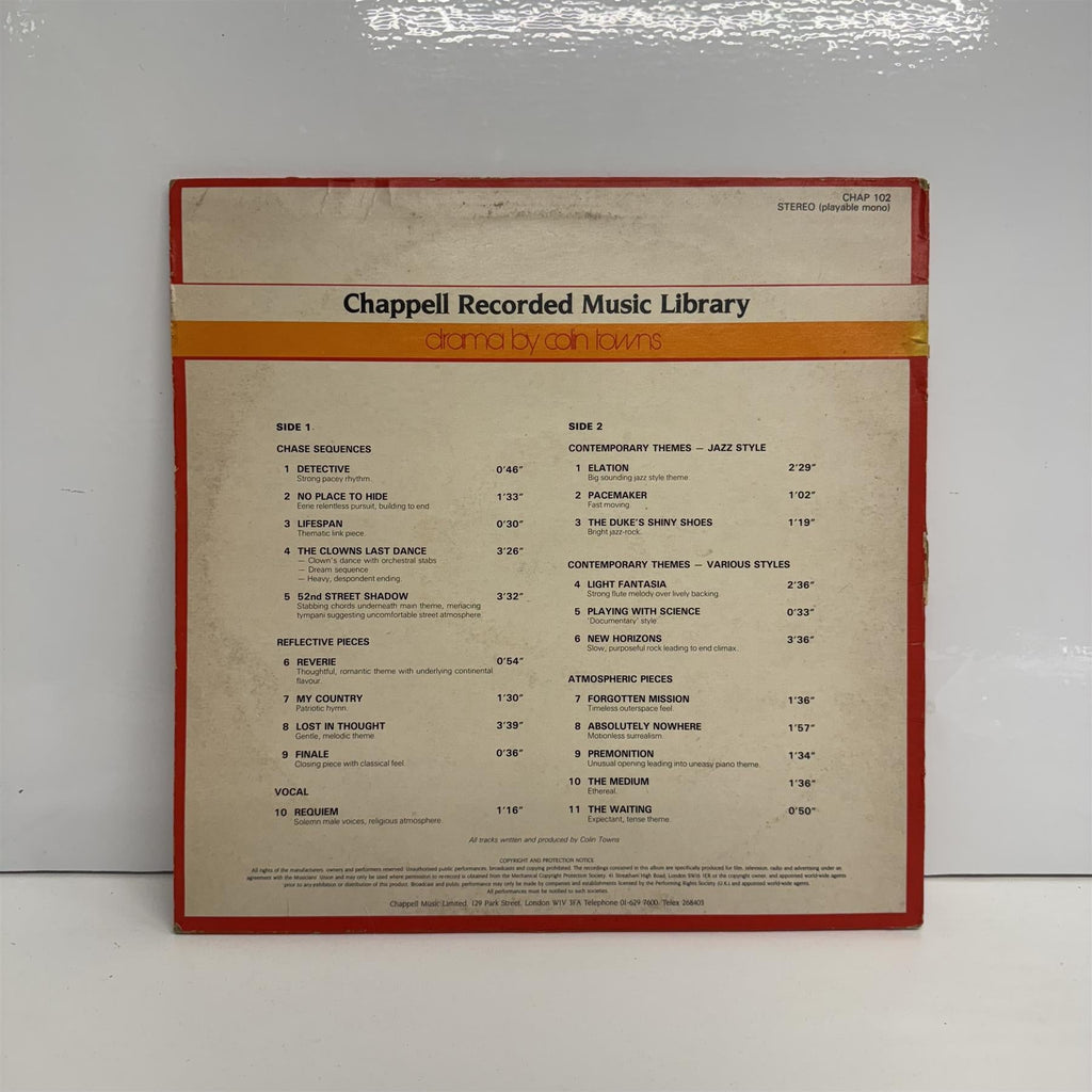 Drama - Colin Towns Vinyl LP