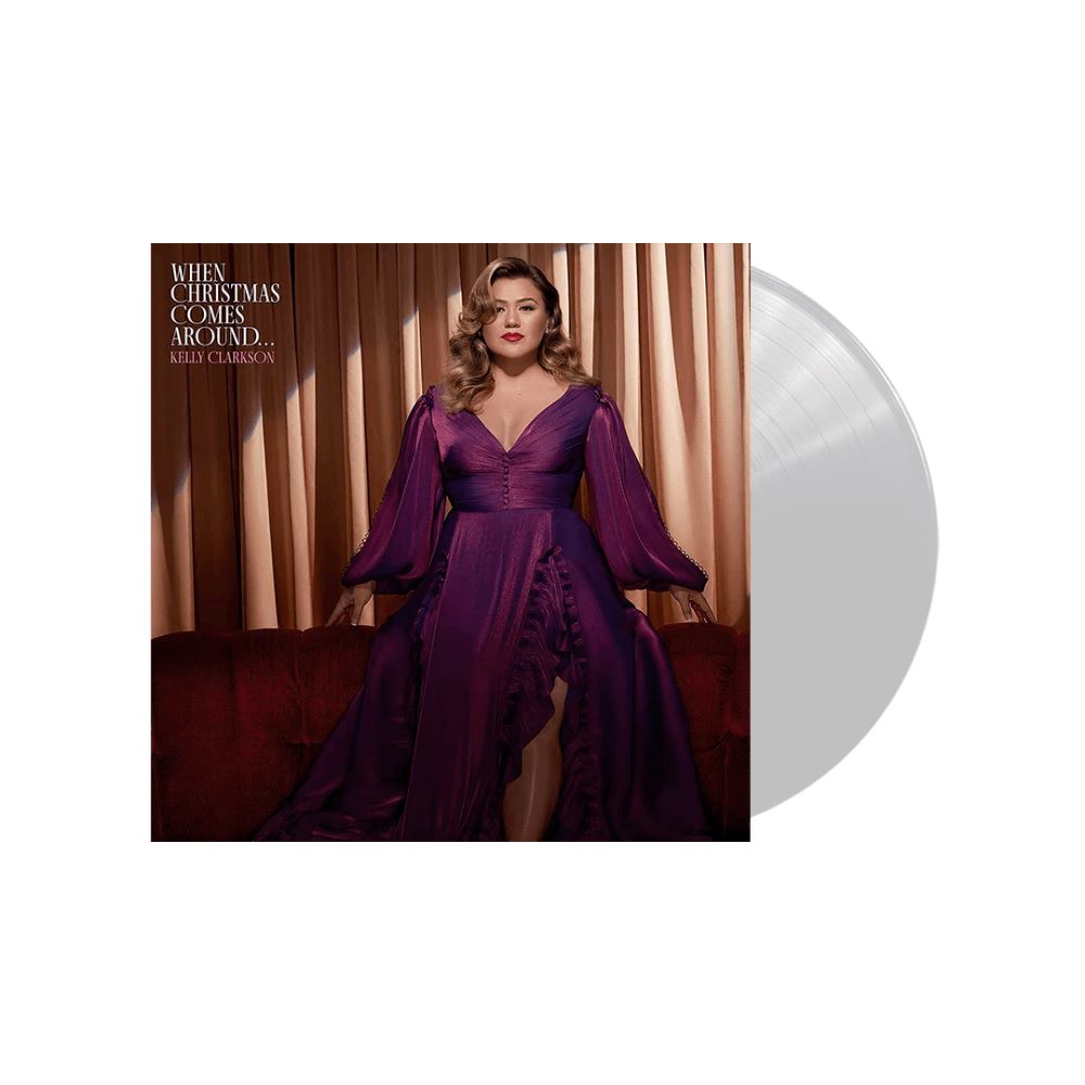 Kelly Clarkson - When Christmas Comes Around Crystal Clear Diamond Vinyl LP Reissue