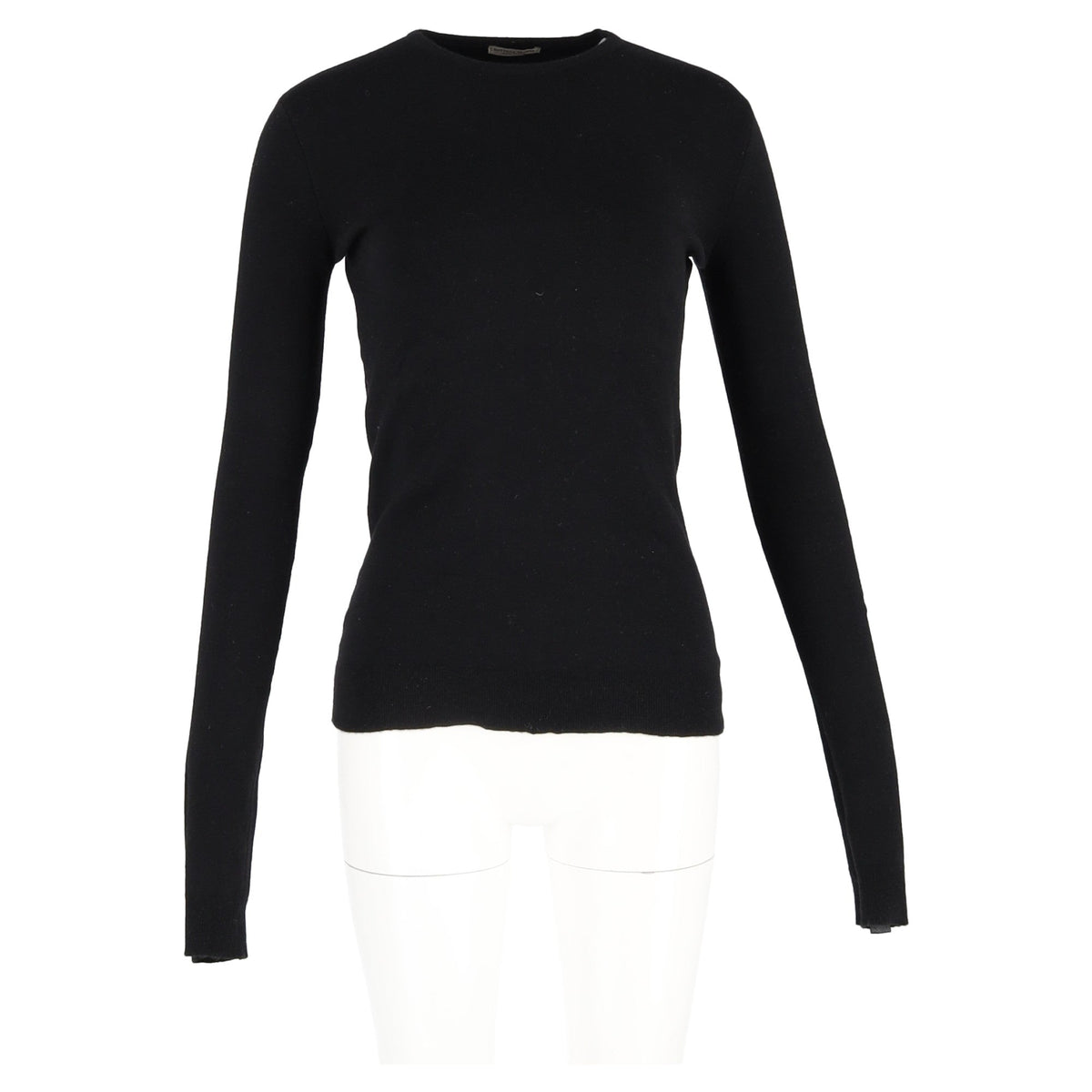 Bottega Veneta Crewneck Sweater in Black Wool