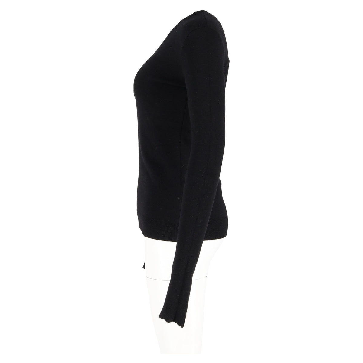 Bottega Veneta Crewneck Sweater in Black Wool