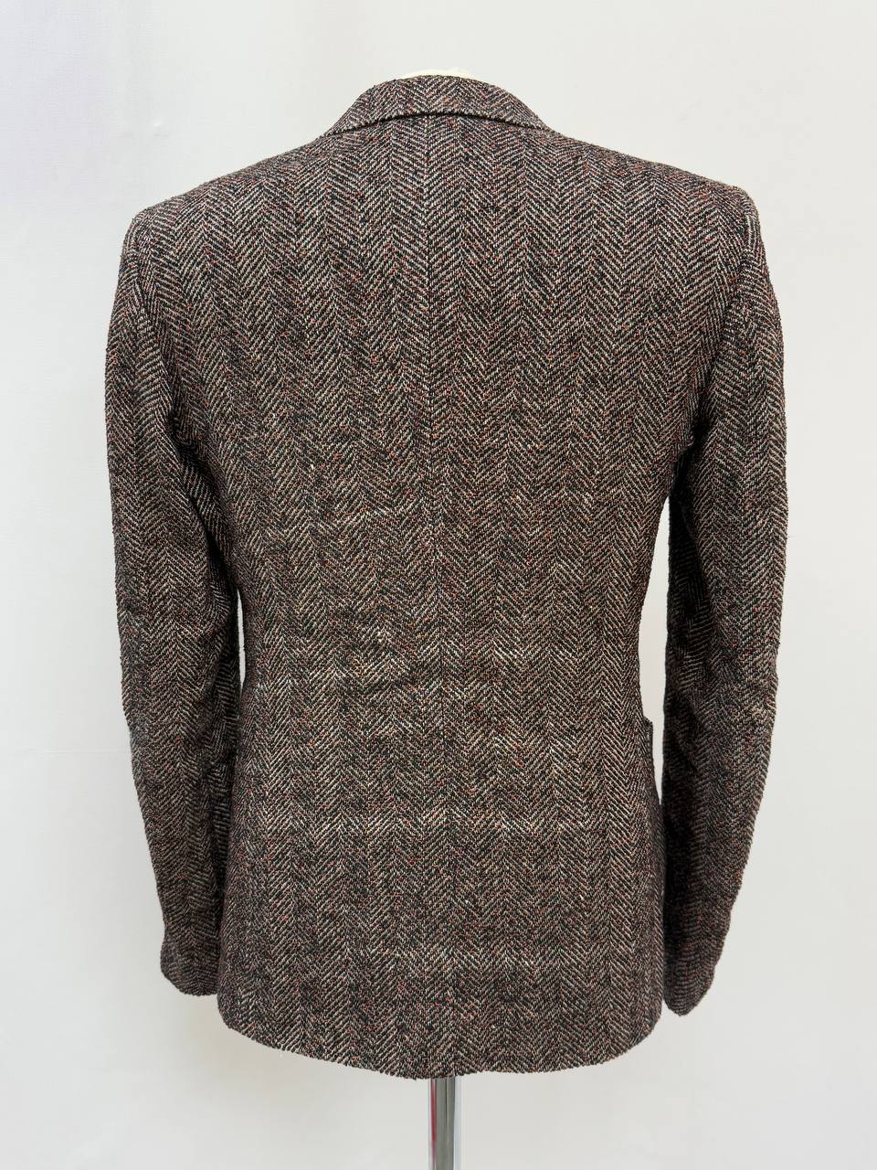 Bottega Veneta Double Breasted Blazer in Brown Wool