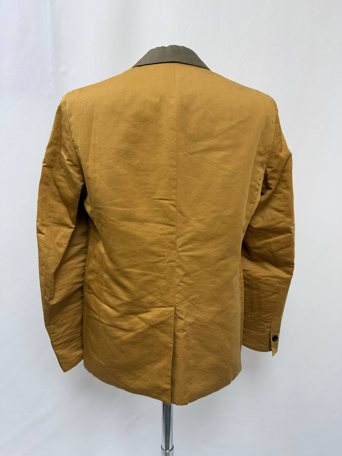 Fendi Single-Breasted Reversible Blazer in Brown Cotton