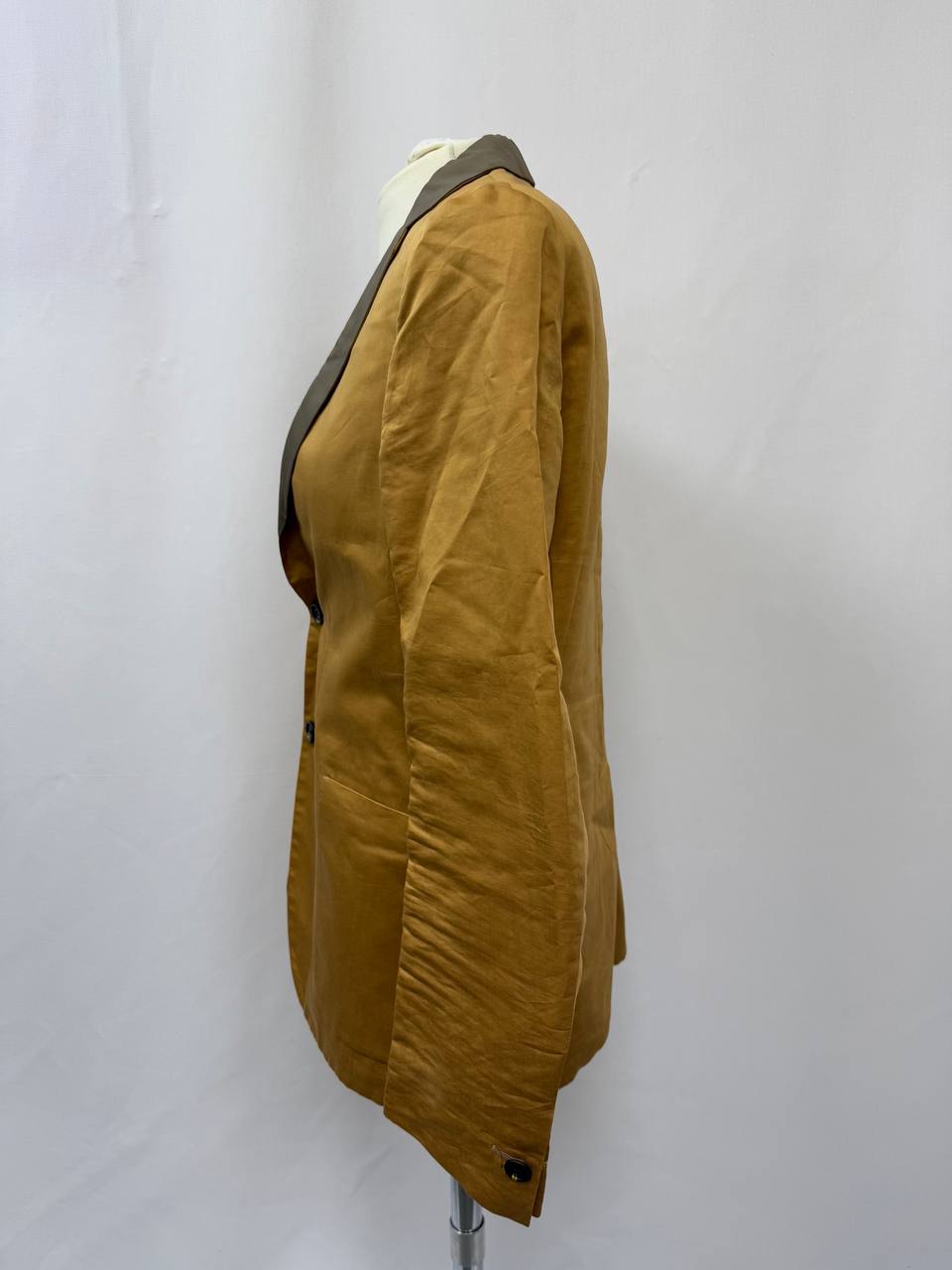 Fendi Single-Breasted Reversible Blazer in Brown Cotton