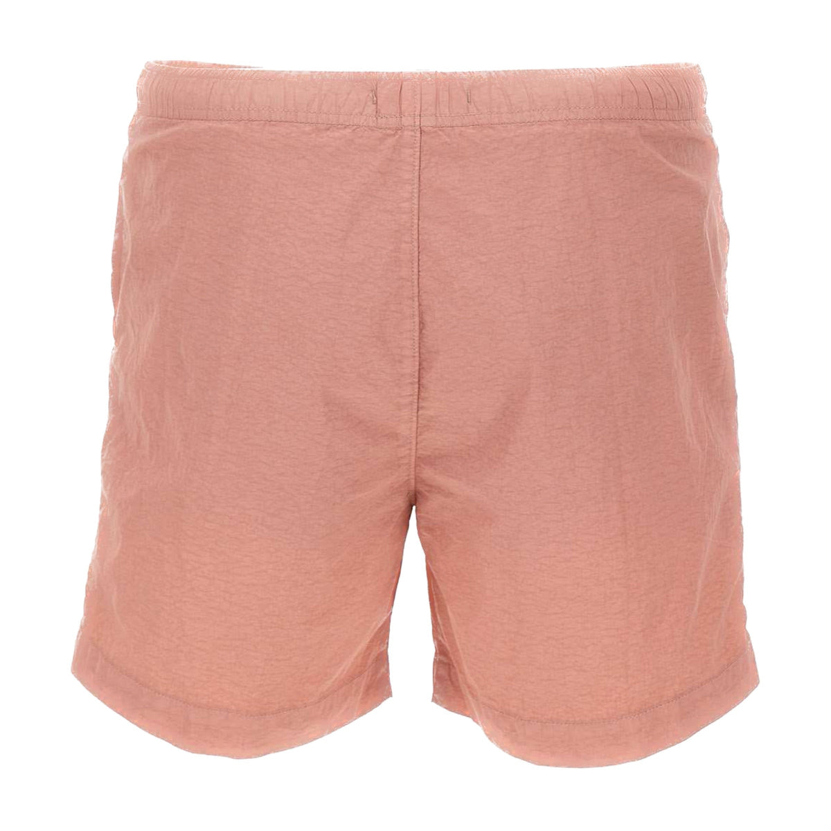 Cp Company Flatt Nylon Stitch Logo Swim Shorts Pale Mauve