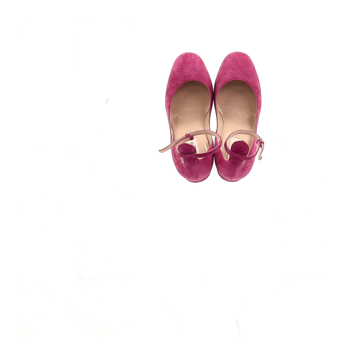 Valentino Tan-go Pumps In Pink Suede