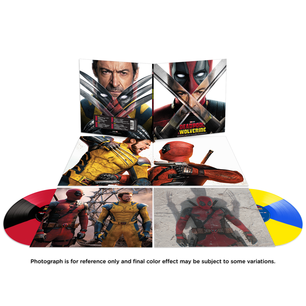 Deadpool & Wolverine - V/A Limited Edition 2x Black & Red / Yellow & Blue Vinyl LP