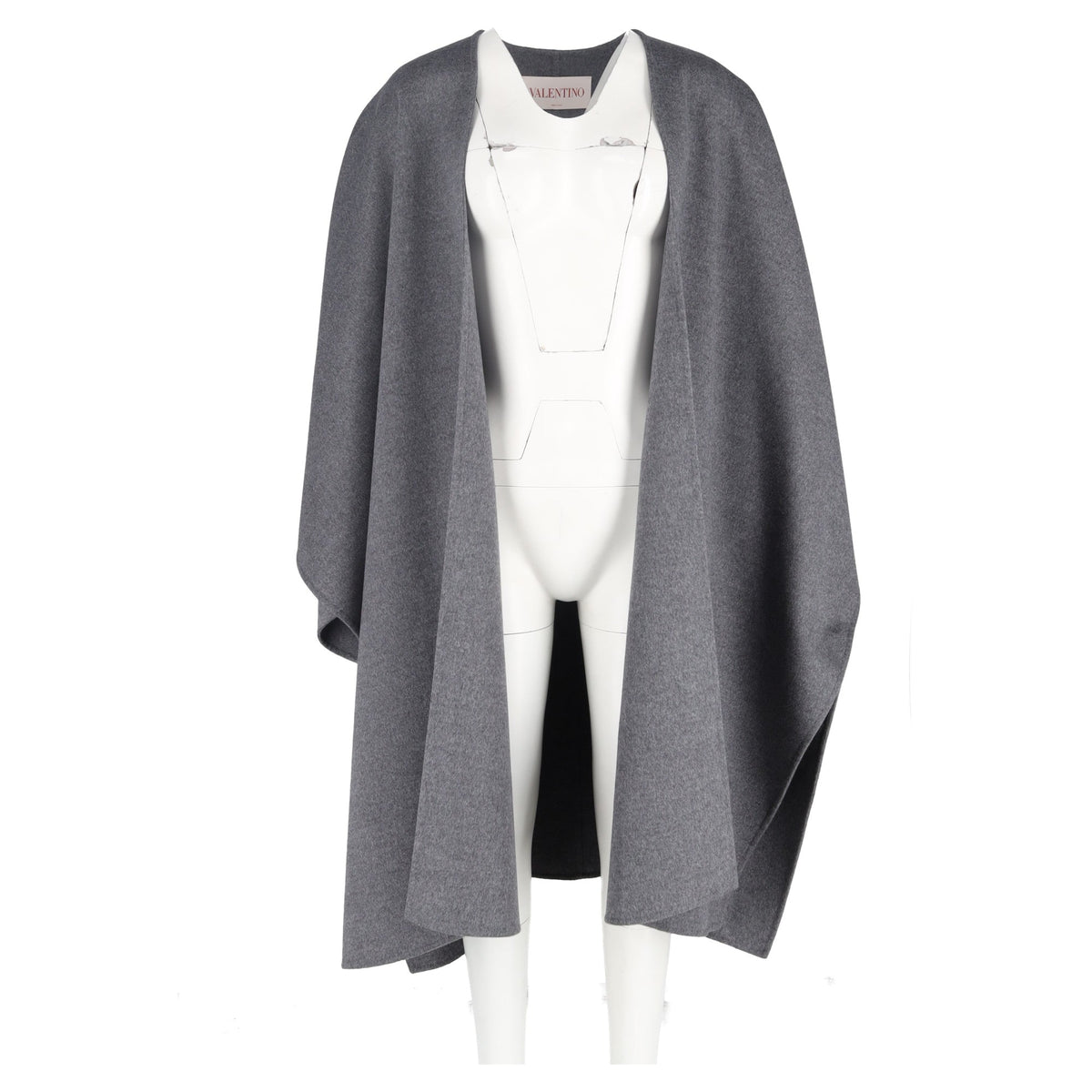 Valentino Garavani Cape in Grey Cashmere