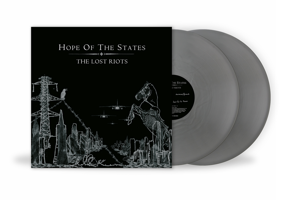 Hope Of The States - The Lost Riots National Album Day 2x Battered Metal Vinyl LP