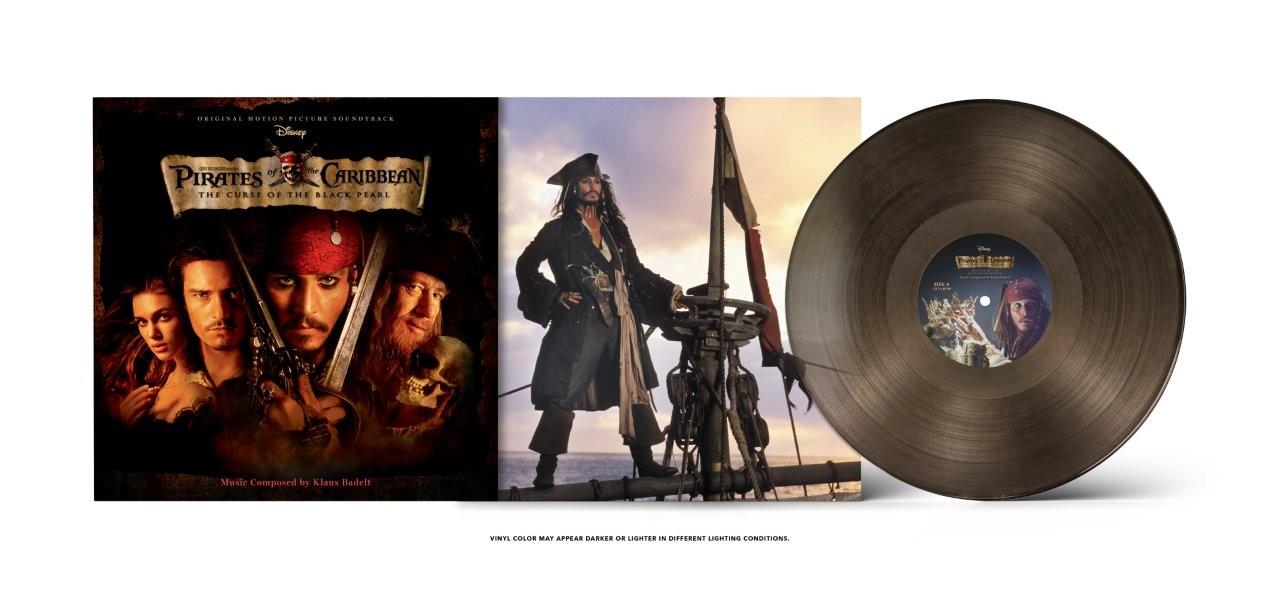 Pirates of the Caribbean: Curse of the Black Pearl - Klaus Badelt Black Ice Vinyl LP Reissue