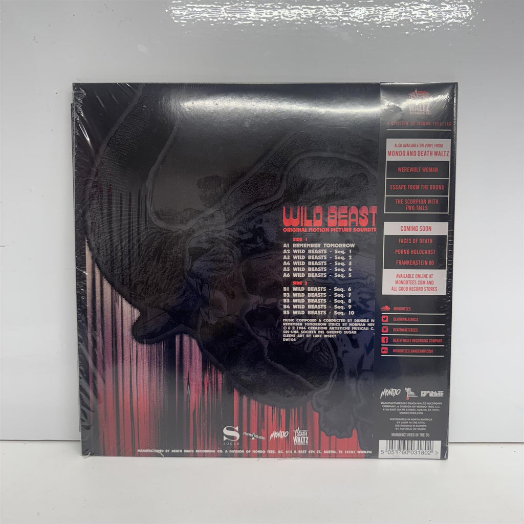 Wild Beasts (Original Motion Picture Soundtrack) - Daniele Patucchi Green Vinyl LP