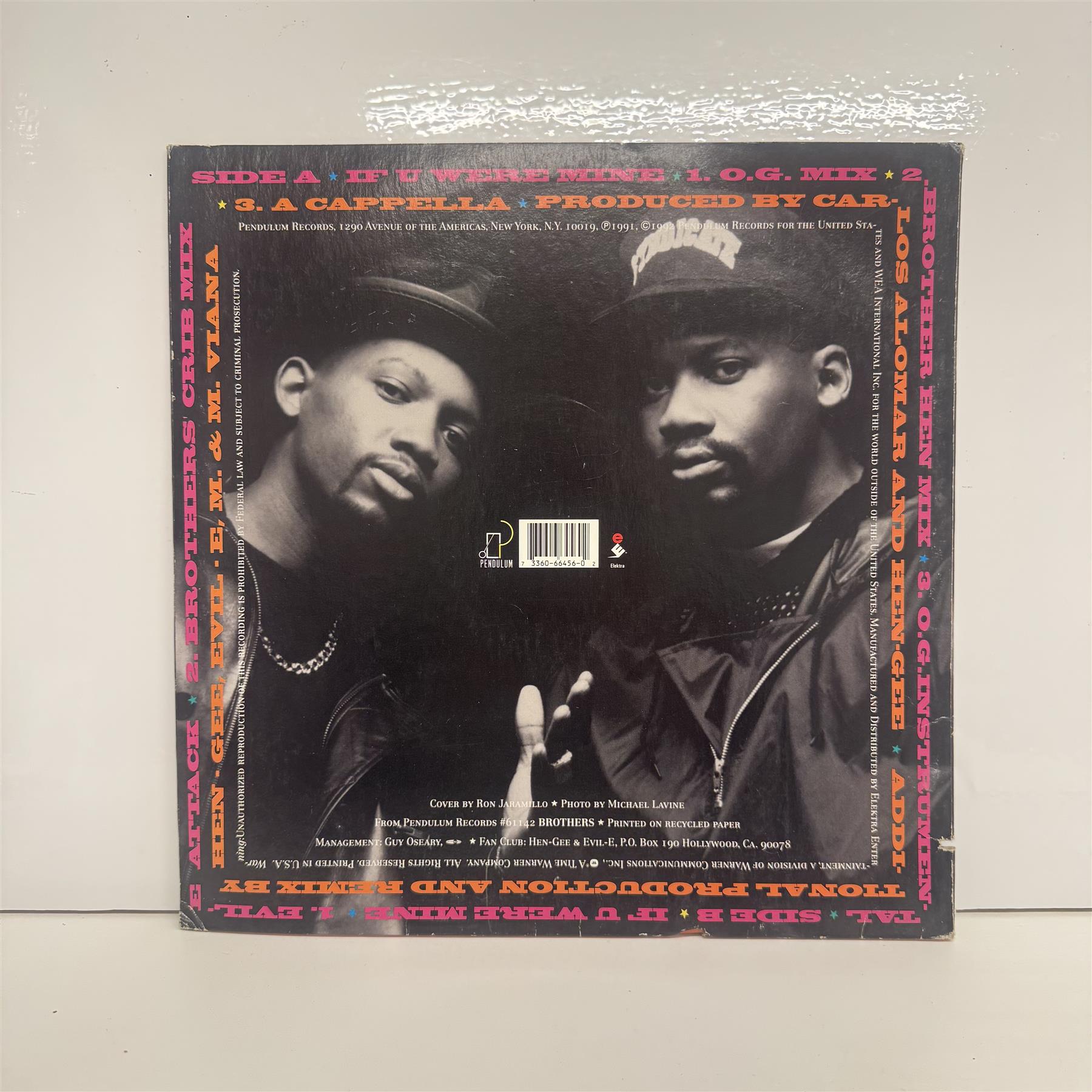 Hen-Gee & Evil-E - If U Were Mine 12" Vinyl Single