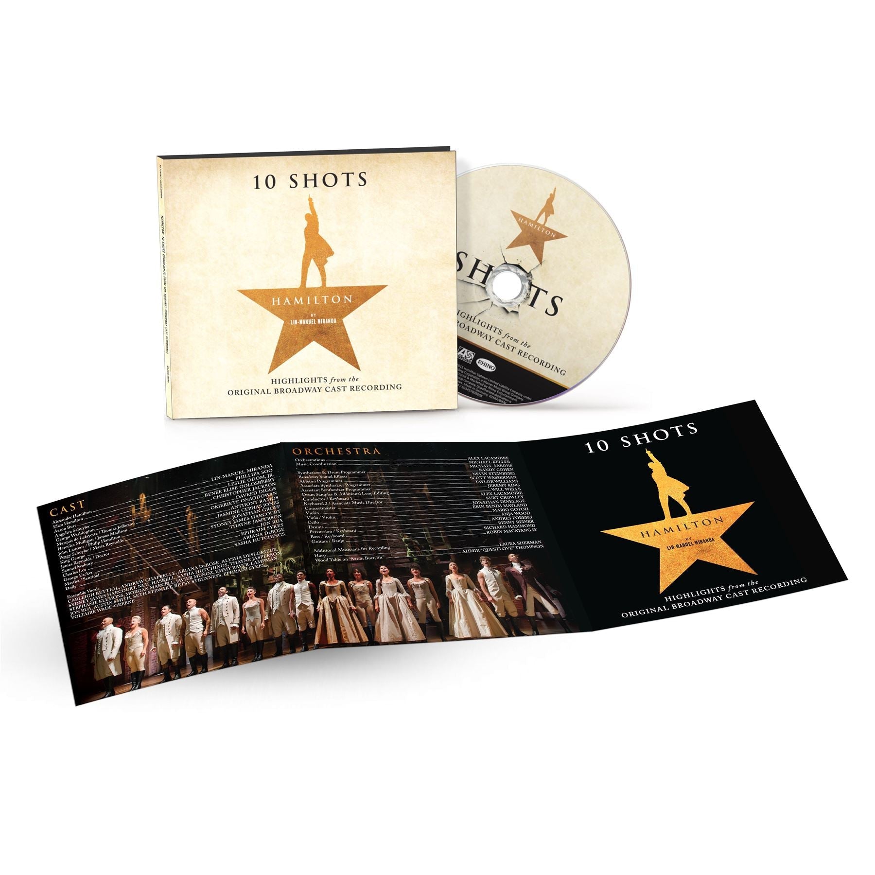 Hamilton 10 Shots: Highlights from the Original Broadway Cast Recording - Lin-Manuel Miranda