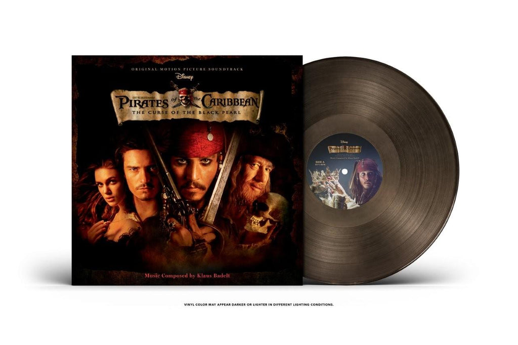 Pirates of the Caribbean: Curse of the Black Pearl - Klaus Badelt Black Ice Vinyl LP Reissue