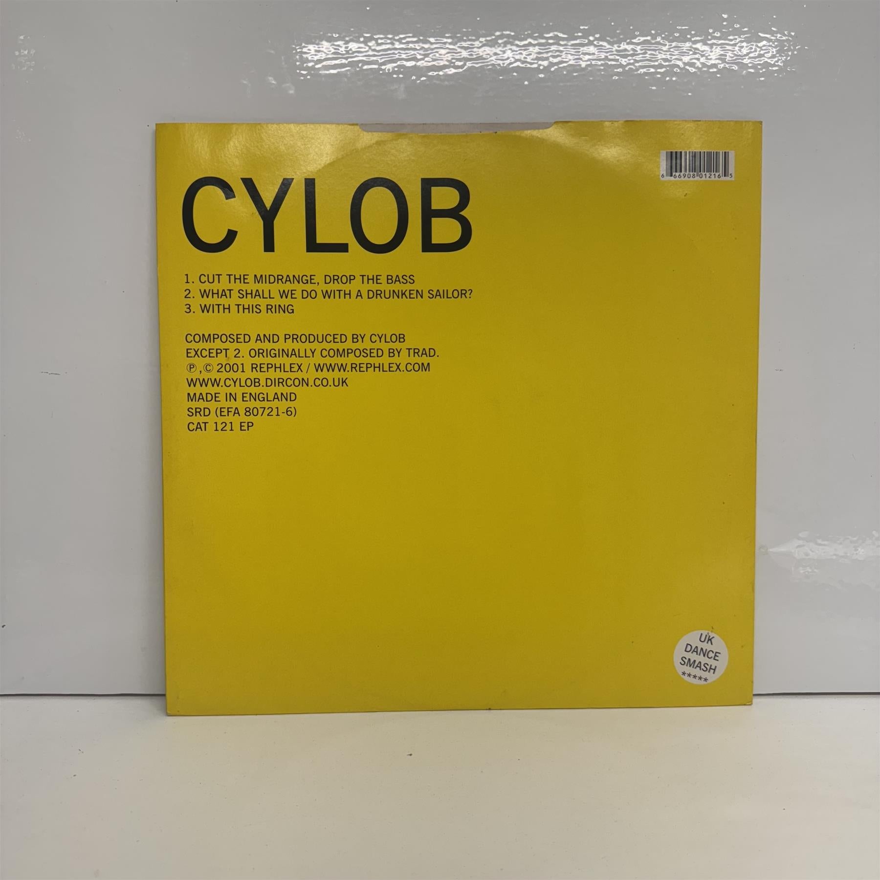 Cylob - Cut The Midrange Drop The Bass 12" Vinyl Single