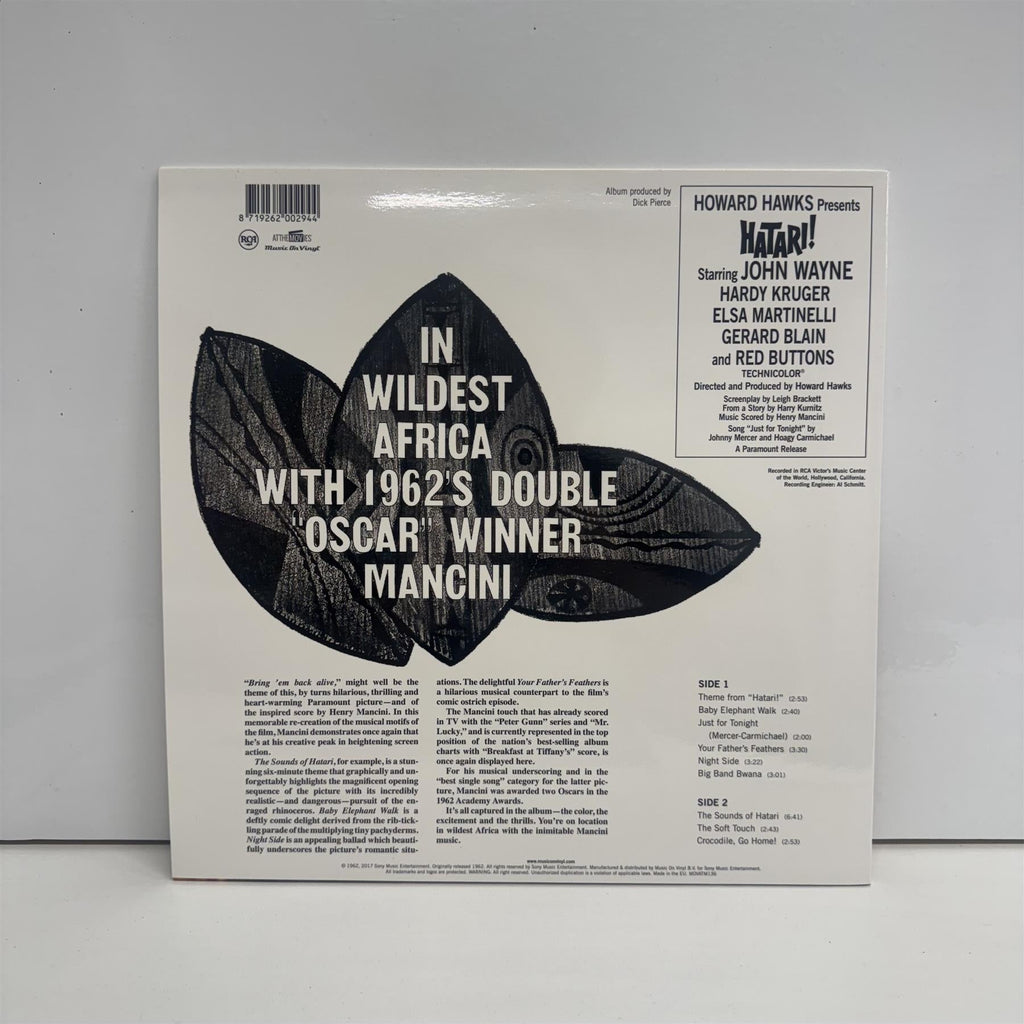 Hatari! (Music From The Motion Picture Score) - Henry Mancini Vinyl LP