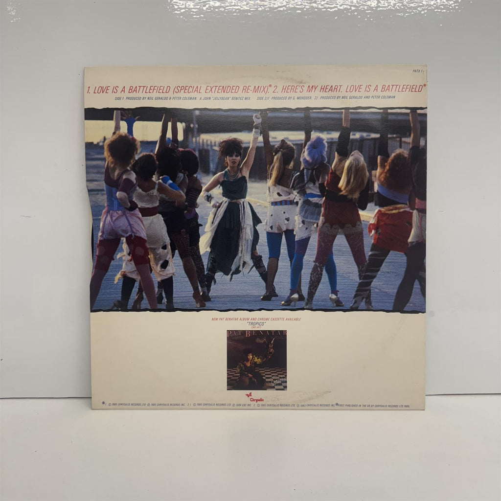 Pat Benatar - Love Is A Battlefield (Special Extended Remix) 12" Vinyl Single With Poster