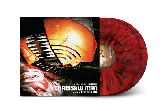 Chainsaw Man (Original Series Soundtrack) - Kensuke Ushio 2x Red & Black Splatter Vinyl LP