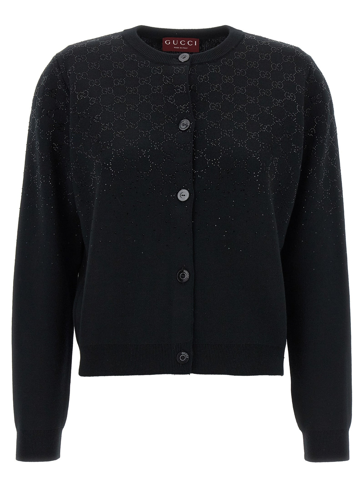 Gucci Women 'Gg' Crystal Cardigan