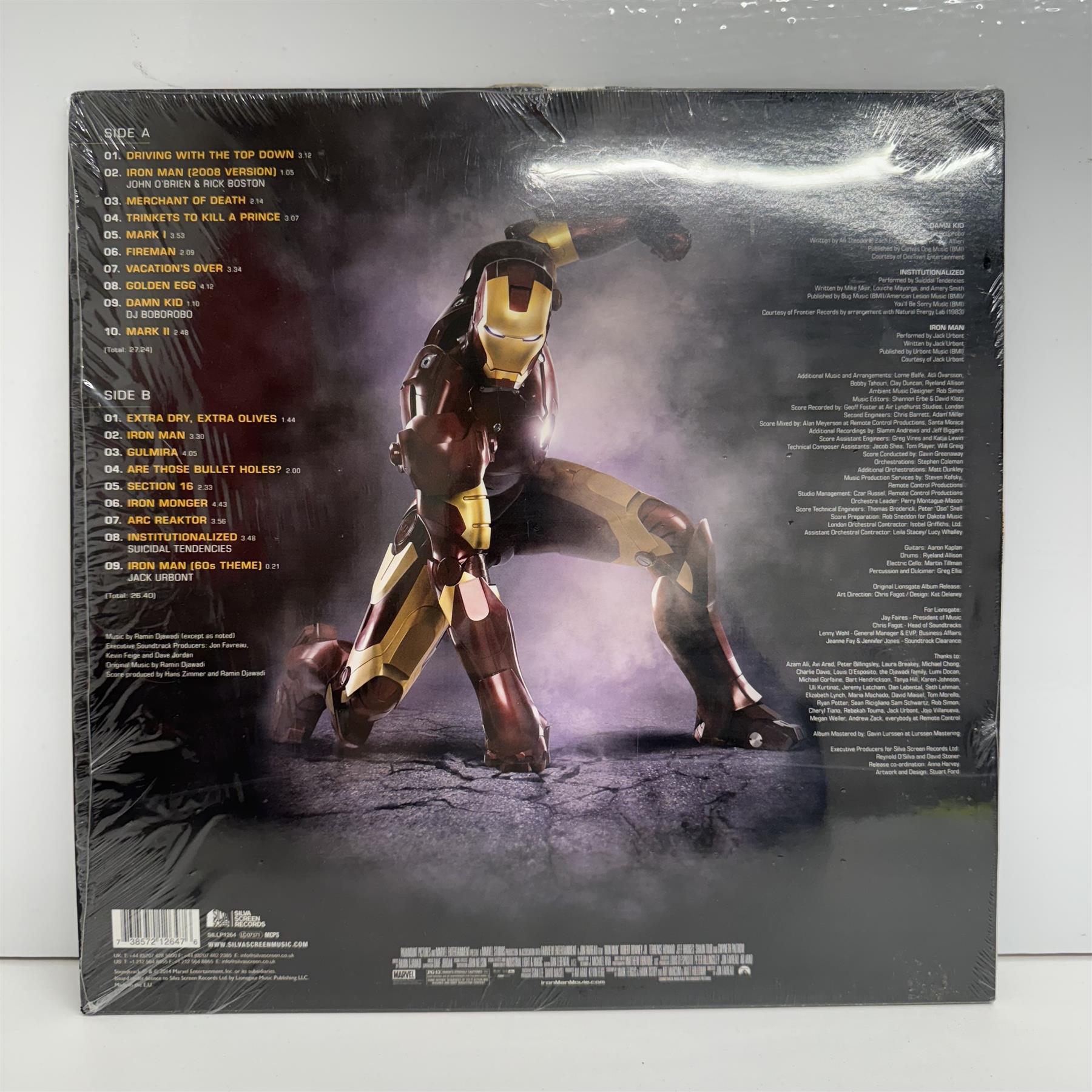 Iron Man (Original Motion Picture Soundtrack) - Ramin Djawadi Limited Edition Transparent Red Vinyl LP