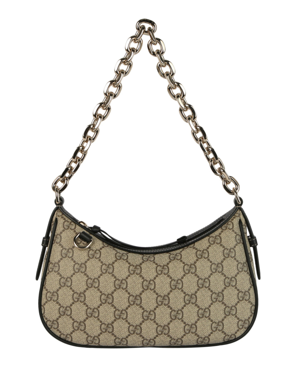 Gucci Womens GG Emblem Small Shoulder Bag