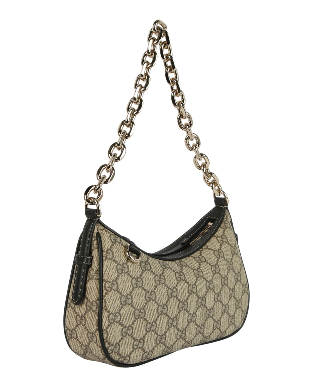 Gucci Womens GG Emblem Small Shoulder Bag