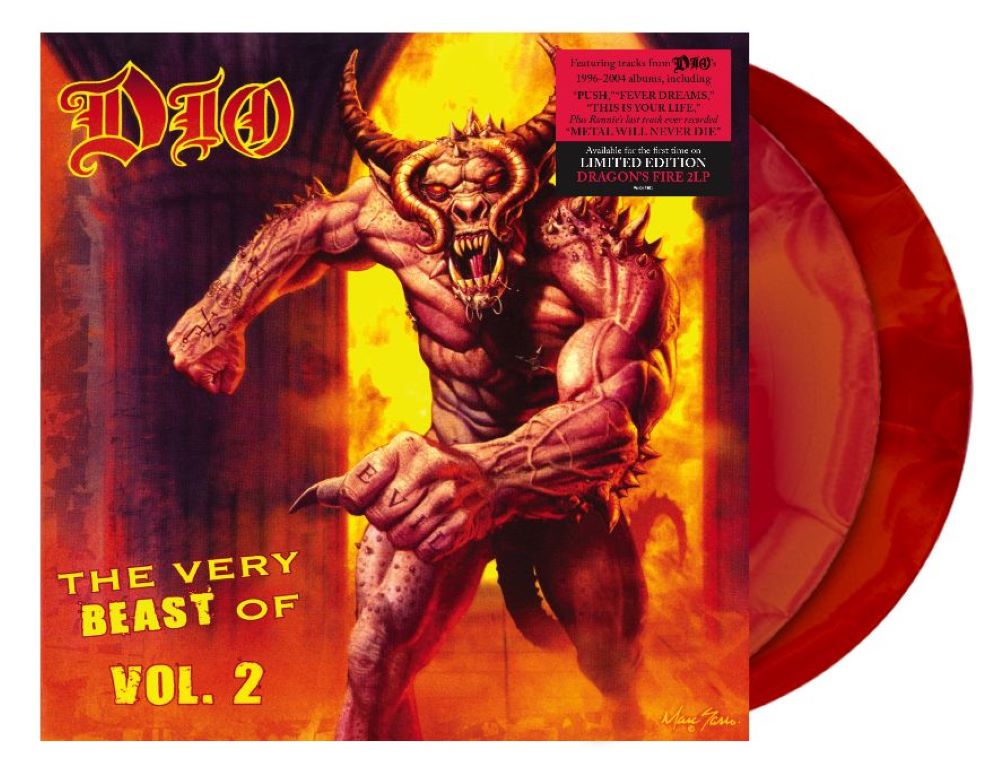 Dio The Very Beast Of Dio Vol. 2 Vinyl LP 'Dragon's Fire' Colour 2025