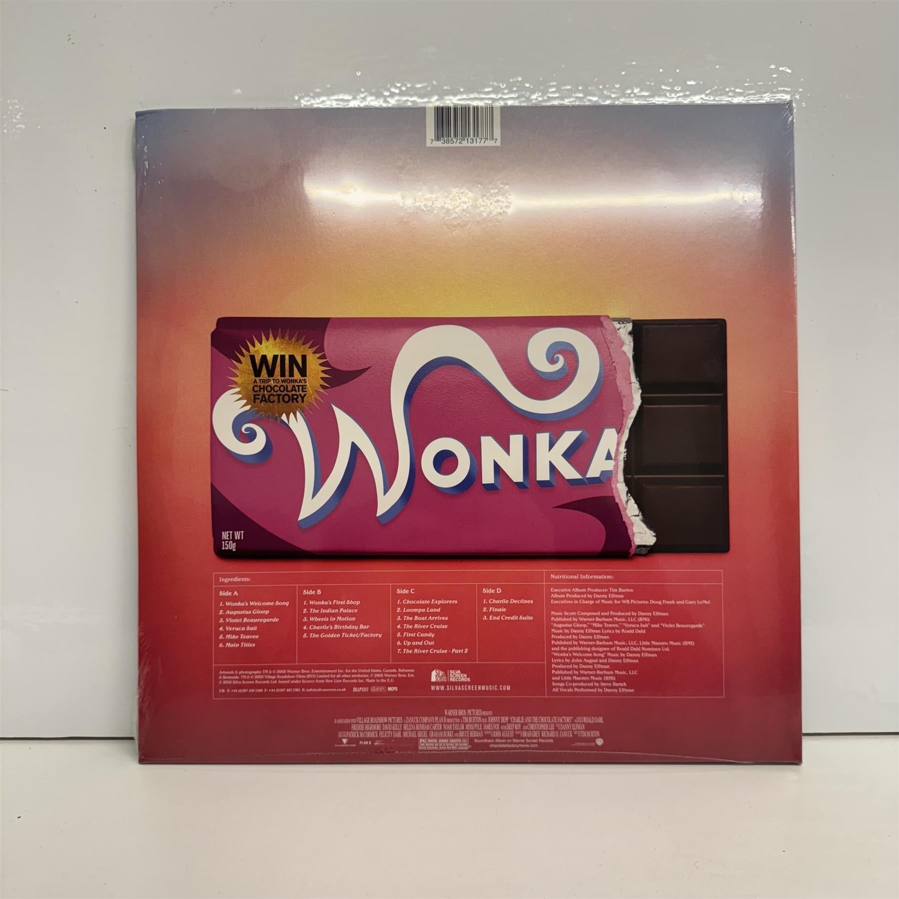 Charlie And The Chocolate Factory (Music From The Motion Picture) - Danny Elfman 2x Red & White Marbled Vinyl LP